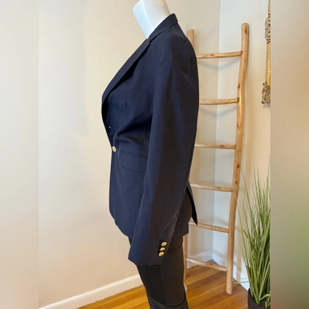 Vineyard Vines Kids' Boathouse Performance Wool Blazer Navy Size 16 EUC